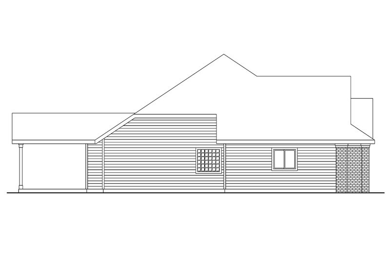 Home Plan - Exterior - Other Elevation for Traditional House Plan #124-570 - 3 bed, 2.5 bath