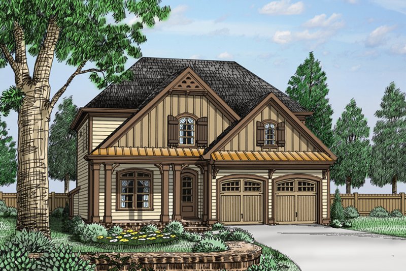 Architectural House Design - Traditional Exterior - Front Elevation Plan #927-962
