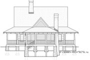 Log Style House Plan - 2 Beds 2 Baths 1338 Sq/Ft Plan #928-281 