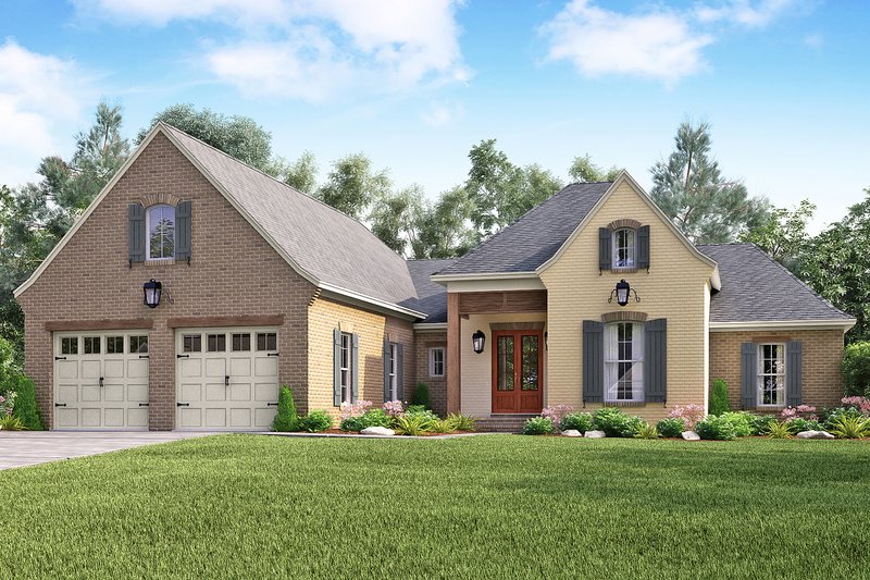 Dream House Plan - European Exterior - Front Elevation Plan #430-139
