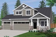 Craftsman Style House Plan - 3 Beds 2.5 Baths 1753 Sq/Ft Plan #943-16 