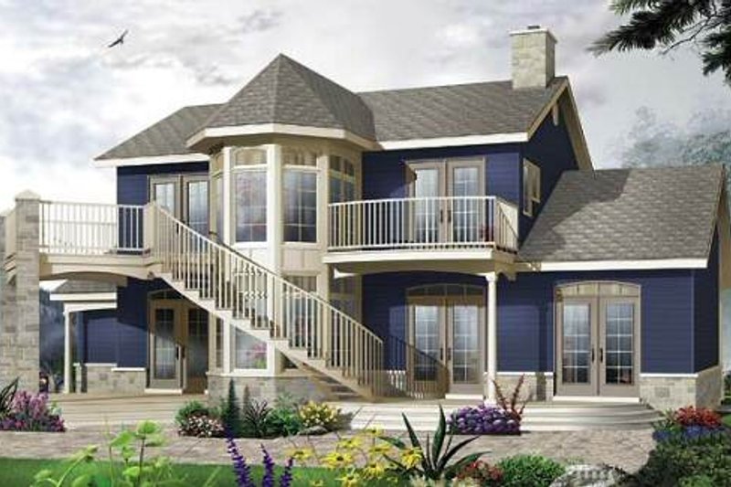 Home Plan - Victorian Exterior - Front Elevation Plan #23-725
