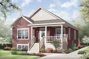 Country Style House Plan - 2 Beds 1 Baths 1017 Sq/Ft Plan #23-2377 