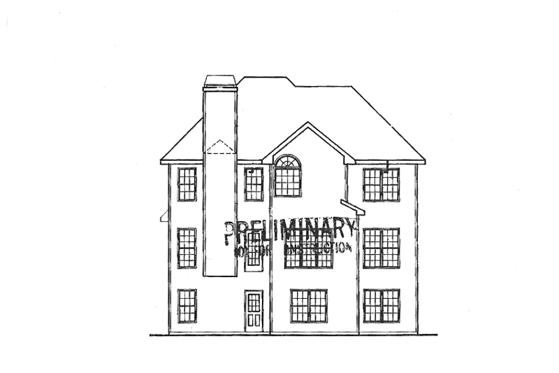 Dream House Plan - Exterior - Rear Elevation for Colonial House Plan #927-227 - 4 bed, 2.5 bath