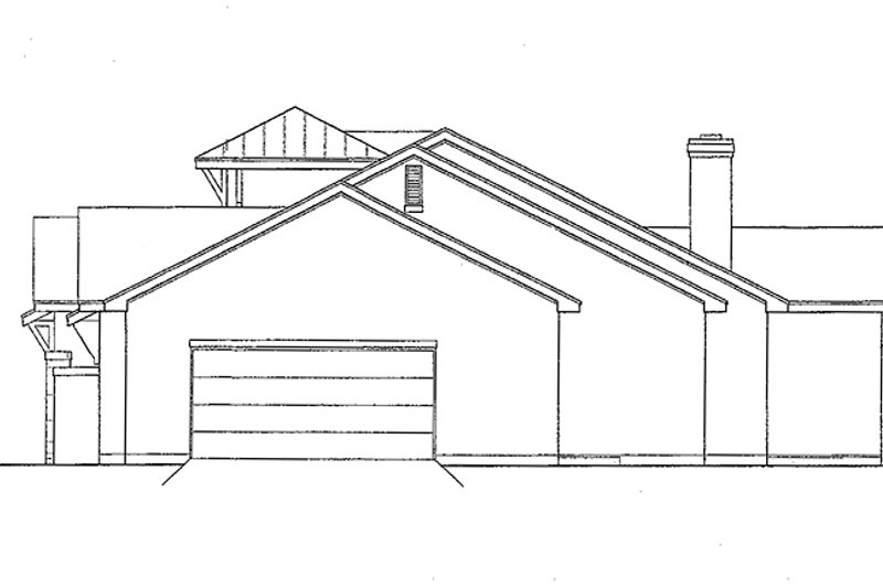 Home Plan - Exterior - Other Elevation for Mediterranean House Plan #472-353 - 3 bed, 3 bath