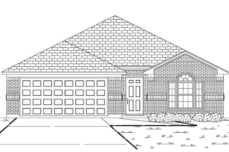 Dream House Plan - Exterior - Front Elevation 3 for Traditional House Plan #84-678 - 3 bed, 2 bath