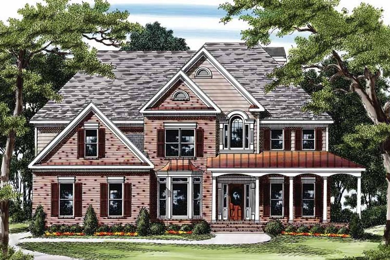 Home Plan - Exterior - Front Elevation 5 for Traditional House Plan #927-230 - 5 bed, 3 bath