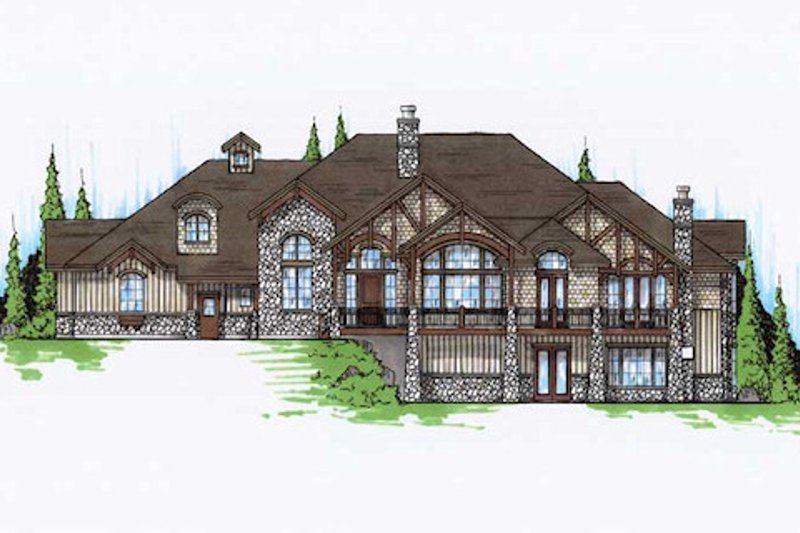 Home Plan - Craftsman Exterior - Front Elevation Plan #5-469