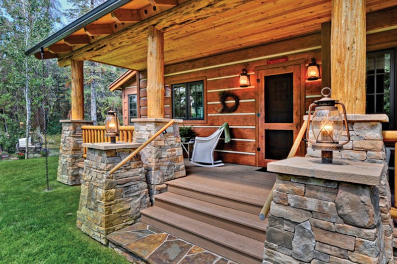 Architectural House Design - Exterior - Other Elevation 1 for Cabin House Plan #942-25 - 2 bed, 2 bath