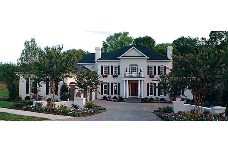 Home Plan - Colonial Exterior - Front Elevation Plan #453-27
