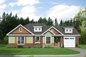 Craftsman Exterior - Front Elevation Plan #932-201