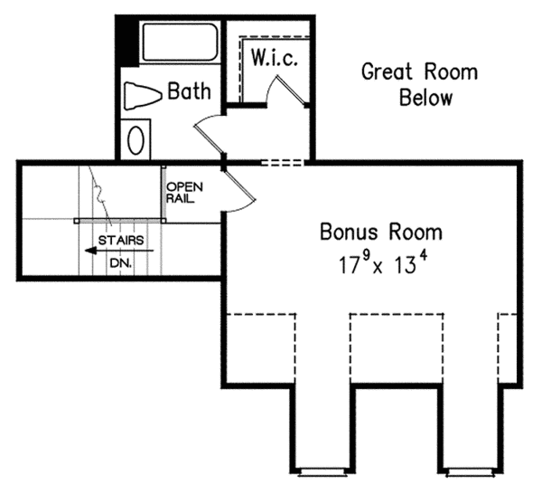 Architectural House Design - Country Floor Plan - Upper Floor Plan #927-306