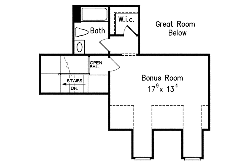 Dream House Plan - Floor Plan - Upper Floor for Country House Plan #927-306 - 4 bed, 3 bath