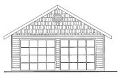 Traditional Style House Plan - 0 Beds 0 Baths 591 Sq/Ft Plan #117-716 