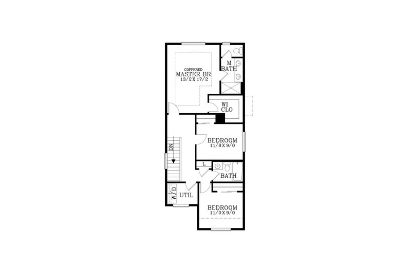 Dream House Plan - Floor Plan - Upper Floor for Craftsman House Plan #53-624 - 3 bed, 2.5 bath