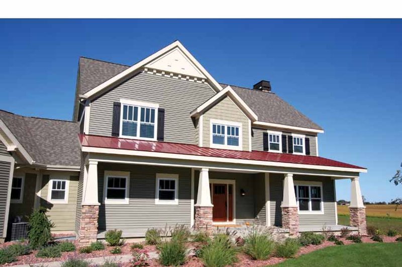Home Plan - Exterior - Front Elevation 5 for Craftsman House Plan #928-39 - 4 bed, 3.5 bath