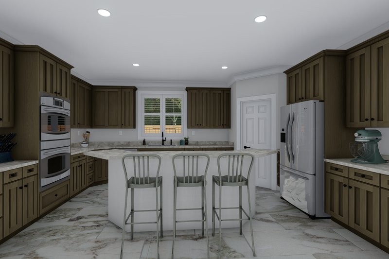 Home Plan - Interior - Kitchen 1 for Mediterranean House Plan #1060-29 - 5 bed, 3.5 bath