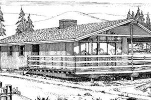 House Design - Country Exterior - Front Elevation Plan #320-802