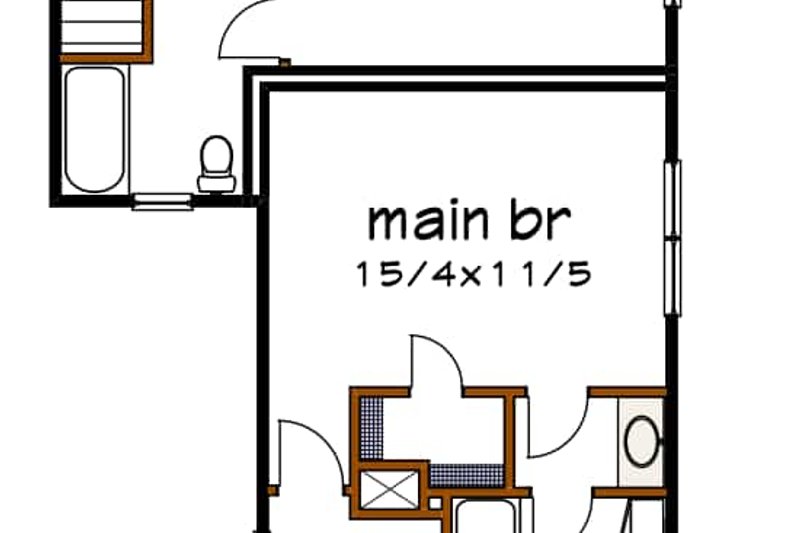 Architectural House Design - Exterior - Front Elevation 3 for Craftsman House Plan #79-251 - 3 bed, 2 bath