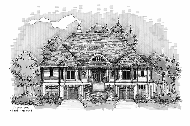 Dream House Plan - European Exterior - Front Elevation Plan #929-531