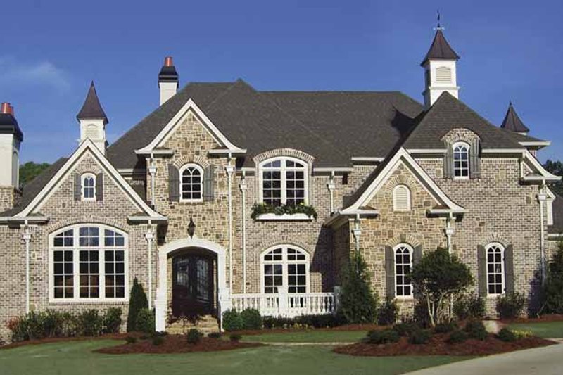 Architectural House Design - Country Exterior - Front Elevation Plan #54-297