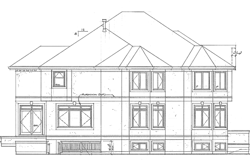 Home Plan - Exterior - Other Elevation for Mediterranean House Plan #47-1017 - 4 bed, 4.5 bath