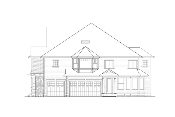Exterior - Other Elevation for Craftsman House Plan #132-490 - 4 bed, 5 bath