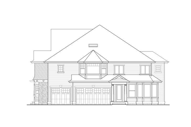 Home Plan - Exterior - Other Elevation for Craftsman House Plan #132-490 - 4 bed, 5 bath