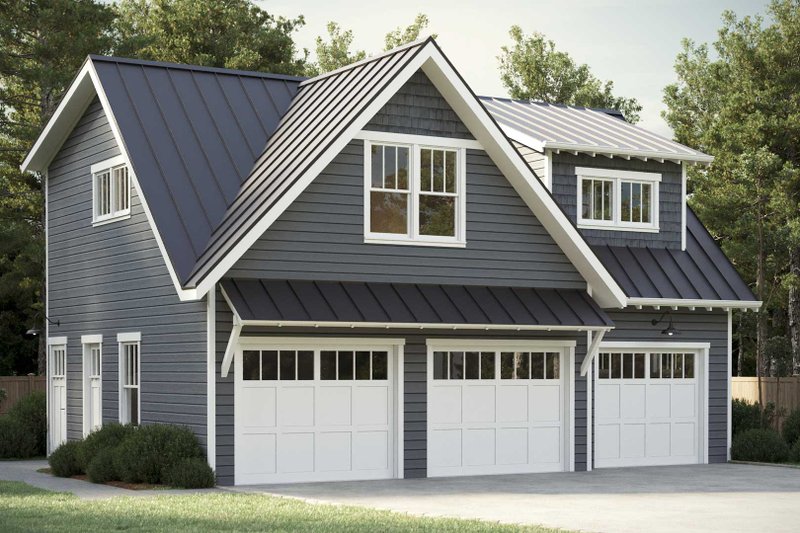 House Blueprint - Traditional Exterior - Front Elevation Plan #461-116