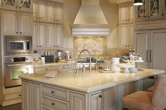 Interior - Kitchen 2 for European House Plan #48-878 - 4 bed, 3.5 bath