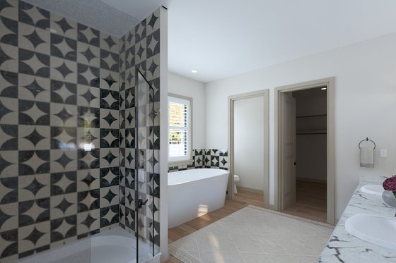 Interior - Master Bathroom for Farmhouse House Plan #1060-410 - 3 bed, 3.5 bath