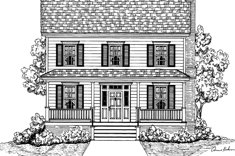 Home Plan - Country Exterior - Front Elevation Plan #1047-5