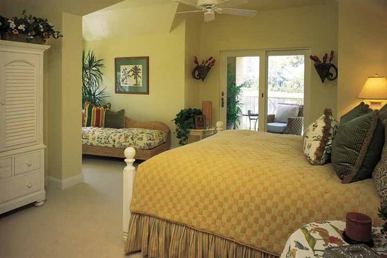 Interior - Bedroom for Mediterranean House Plan #930-194 - 3 bed, 4.5 bath