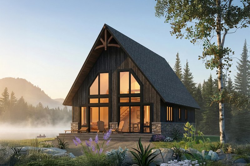House Design - Exterior - Front Elevation 2 for Cottage House Plan #23-2898 - 3 bed, 2 bath