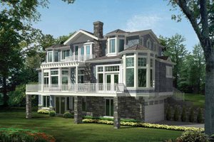 Architectural House Design - Craftsman Exterior - Front Elevation Plan #132-474