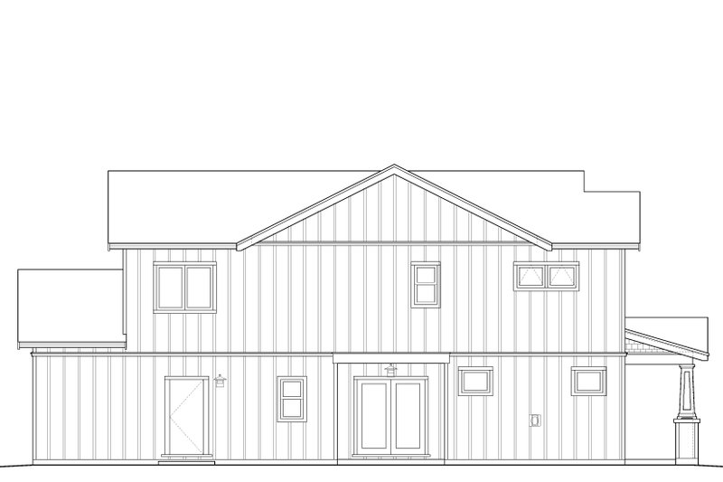 Architectural House Design - Exterior - Other Elevation 2 for Craftsman House Plan #895-149 - 3 bed, 2.5 bath