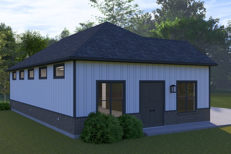 House Blueprint - Exterior - Other Elevation 2 for Traditional House Plan #1060-275, 0 bath