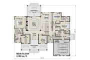 Farmhouse Style House Plan - 3 Beds 2.5 Baths 2385 Sq/Ft Plan #51-1171 