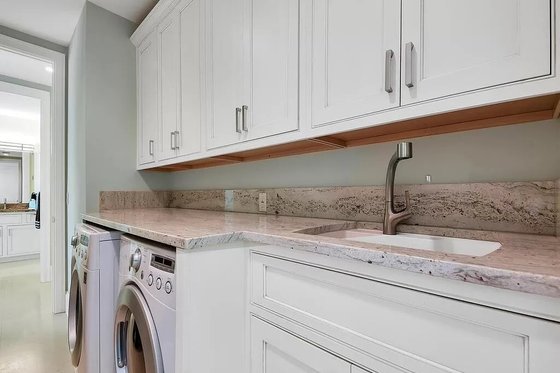 Interior - Laundry for Beach House Plan #548-20 - 4 bed, 4.5 bath