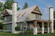 Country Style House Plan - 3 Beds 2 Baths 1705 Sq/Ft Plan #17-2434 