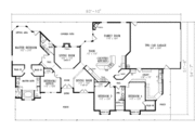 Southern Style House Plan - 4 Beds 3 Baths 2837 Sq/Ft Plan #1-697 