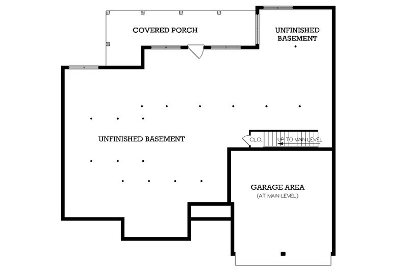 Dream House Plan - Floor Plan - Other Floor 1 for European House Plan #45-337 - 4 bed, 2 bath