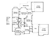 Colonial Style House Plan - 5 Beds 3.5 Baths 4350 Sq/Ft Plan #411-335 