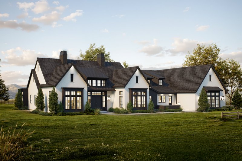 Home Plan - Exterior - Front Elevation 3 for Farmhouse House Plan #1114-92 - 2 bed, 2.5 bath