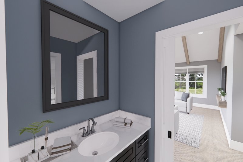 Dream House Plan - Interior - Bathroom 2 for Farmhouse House Plan #51-1564 - 4 bed, 3.5 bath