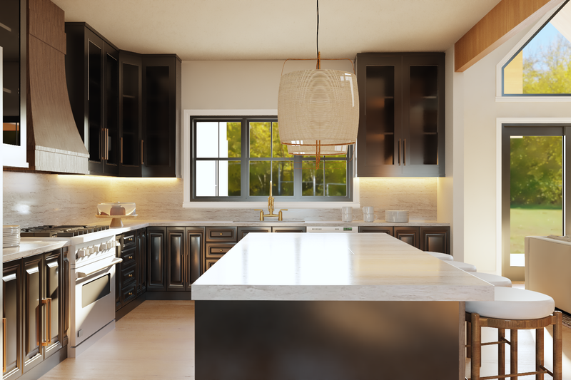Architectural House Design - Interior - Kitchen for Farmhouse House Plan #1064-101 - 3 bed, 2.5 bath