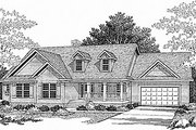Traditional Style House Plan - 3 Beds 2.5 Baths 2034 Sq/Ft Plan #70-286 