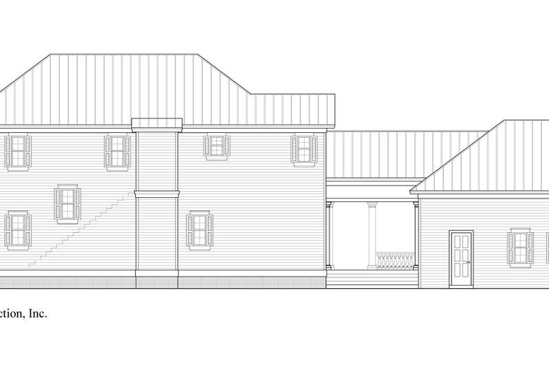 Dream House Plan - Exterior - Other Elevation 1 for Classical House Plan #930-526 - 3 bed, 2.5 bath