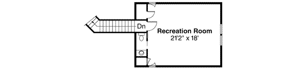 House Plan Design - Ranch Floor Plan - Upper Floor Plan #124-391