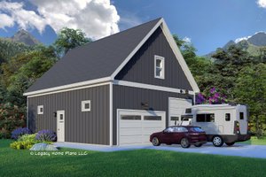 Contemporary Exterior - Front Elevation Plan #932-838